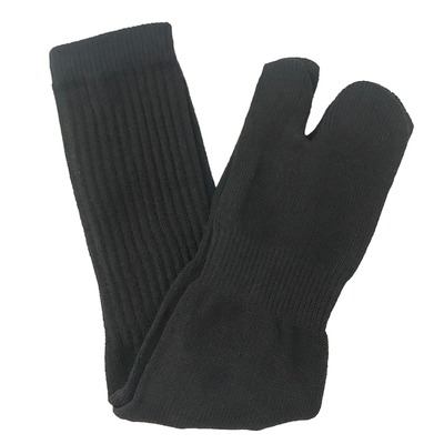 Socks :: Tabi Socks :: Stretch Tabi Socks Black 5 pk : (US Mens 7 - 10)